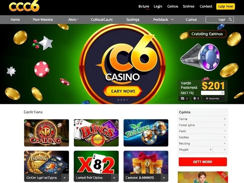 Welcome to the official cc6casinologin.com portal. Log in securely to access top-rated online games, exclusive bonuses, and real-money slots, poker, and blackjack. Start your adventure today!